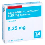 Carvedilol-1a Pharma 6,25 mg Tabletten 50 St