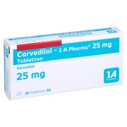 Carvedilol-1a Pharma 25 mg Tabletten 30 St