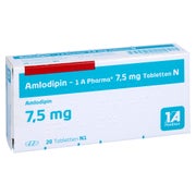 Amlodipin-1a Pharma 7,5 mg Tabletten N 20 St
