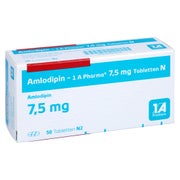 Amlodipin-1a Pharma 7,5 mg Tabletten N 50 St