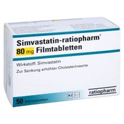 SIMVASTATIN-ratiopharm 80 mg Filmtabletten 50 St