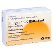 PUREGON 300 I.E./0,36 ml Injekt.-Lsg.i.Pat.+6 Nad. 1 St