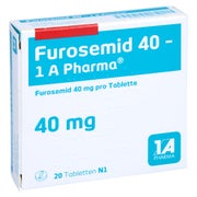 Furosemid 40-1a Pharma Tabletten 20 St
