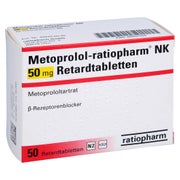 METOPROLOL-ratiopharm NK 50 mg Retardtabletten 50 St