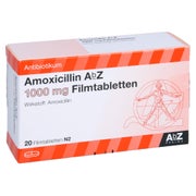 Amoxicillin AbZ 1000 mg Filmtabletten 20 St