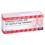CAPTOPRIL comp. AbZ 25 mg/12,5 mg Tabletten 50 St