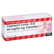 CAPTOPRIL comp. AbZ 50 mg/25 mg Tabletten 50 St
