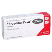 Carvedilol Teva 25 mg Tabletten 30 St