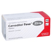 Carvedilol Teva 25 mg Tabletten 100 St