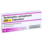 Terbinafin-ratiopharm 250 mg Tabletten 14 St