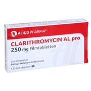 CLARITHROMYCIN AL pro 250 mg Filmtabletten 12 St