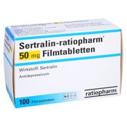 SERTRALIN-ratiopharm 50 mg Filmtabletten 100 St