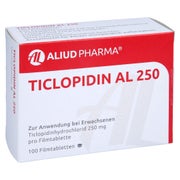 Ticlopidin AL 250 Filmtabletten 100 St