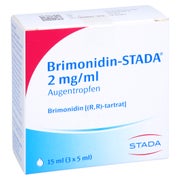 Brimonidin-stada 2 Mg/ml Augentropfen 3X5 ml