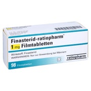 FINASTERID ratiopharm 1 mg Filmtabletten 98 St