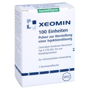XEOMIN 100 LD50 Einheiten Plv.z.Herst.e.Inj.-Lsg. 1 St