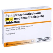 PANTOPRAZOL-ratiopharm 20 mg magensaftr.Tabletten 14 St