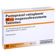 PANTOPRAZOL-ratiopharm 40 mg magensaftr.Tabletten 28 St