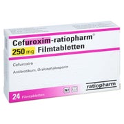 CEFUROXIM-ratiopharm 250 mg Filmtabletten 24 St