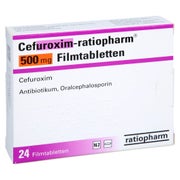 CEFUROXIM-ratiopharm 500 mg Filmtabletten 24 St