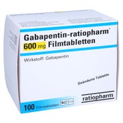 GABAPENTIN-ratiopharm 600 mg Filmtabletten 100 St