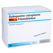 GABAPENTIN-ratiopharm 800 mg Filmtabletten 200 St