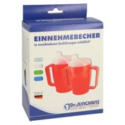 Einnehmebecher M.griff+deckel 4mm blau 1 St