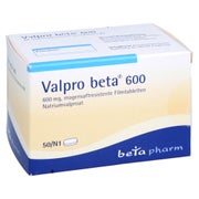 VALPRO BETA 600 magensaftresistente Filmtabletten 50 St
