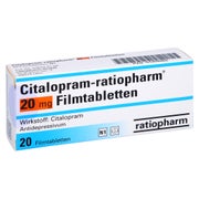 CITALOPRAM-ratiopharm 20 mg Filmtabletten 20 St