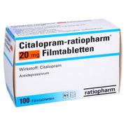 CITALOPRAM-ratiopharm 20 mg Filmtabletten 100 St