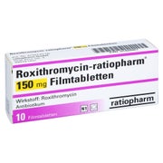 ROXITHROMYCIN-ratiopharm 150 mg Filmtabletten 10 St