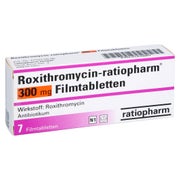 ROXITHROMYCIN-ratiopharm 300 mg Filmtabletten 7 St