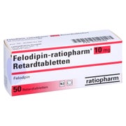 FELODIPIN-ratiopharm 10 mg Retardtabletten 50 St