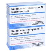 SALBUTAMOL-ratiopharm N 2x200 Hub Dosieraerosol 2 St