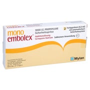 MONO EMBOLEX 3.000 I.E. Prophylaxe Sicherh.Spr. 2 St
