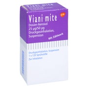 VIANI mite Dosier-Aerosol 25 µg/50 µg 120 Hub 120 St