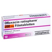 OFLOXACIN-ratiopharm 200 mg Filmtabletten 10 St