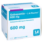GABAPENTIN-1A Pharma 600 mg Filmtabletten 100 St