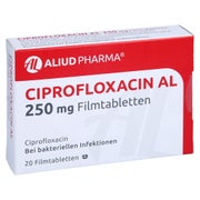 Ciprofloxacin AL 250 mg Filmtabletten 20 St