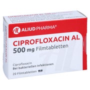 Ciprofloxacin AL 500 mg Filmtabletten 20 St