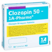 Clozapin 50-1a Pharma Tabletten 50 St