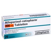 Allopurinol-ratiopharm 300 mg Tabletten 20 St