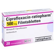 CIPROFLOXACIN-ratiopharm 500 mg Filmtabletten 20 St