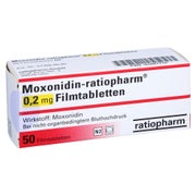 MOXONIDIN-ratiopharm 0,2 mg Filmtabletten 50 St