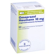 OMEPRAZOL Heumann 10 mg magensaftres.Hartkapseln 50 St