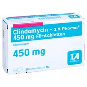CLINDAMYCIN-1A Pharma 450 mg Filmtabletten 30 St