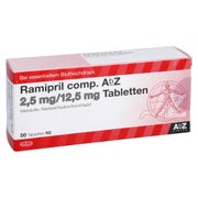RAMIPRIL comp. AbZ 2,5 mg/12,5 mg Tabletten 50 St