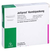JELLIPROCT Kombipackung Salbe 15g+Zäpfchen 1 St