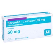 Sertralin-1a Pharma 50 mg Filmtabletten 20 St