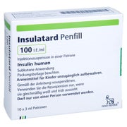 INSULATARD Penfill 100 I.E./ml Inj.-S.Zylinderamp. 10X3 ml